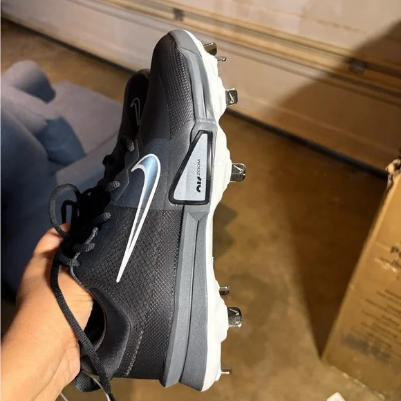 Nike Force Zoom Trout 9 Pro Baseball Metal Cleats Men’s Size 8.5 FB2907-003 - Picture 10 of 13